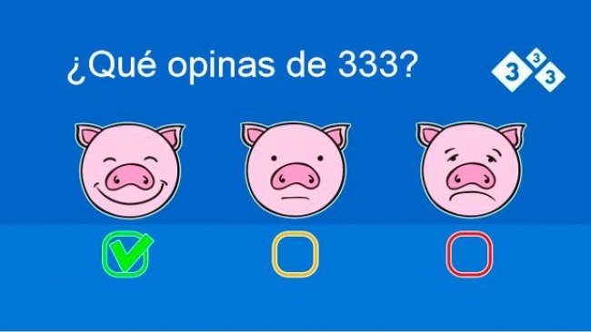 que opinas de 333