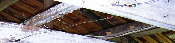 Beads stringed in a wire