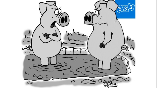 I think the reason we're always fried is because our noses remind people of electrical outlets.