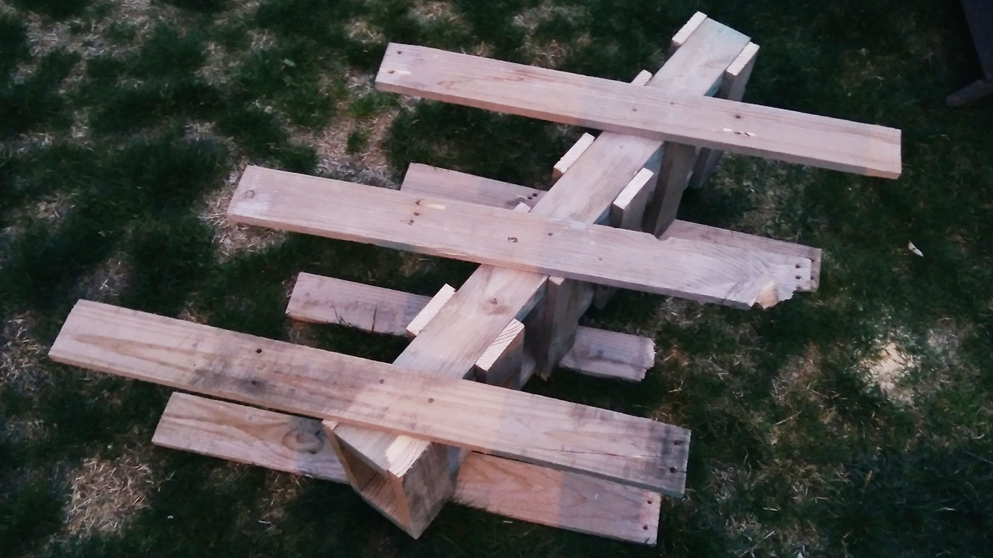 How to make a boot rack from a pallet 