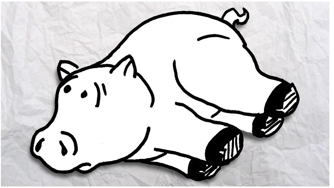 I can't believe you ate all that slop... you made a pig of yourself!
