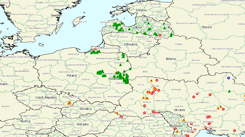 African swine fever outbreaks in Europe in 2018. Source: WOAH, updated as of January 26th, 2018
