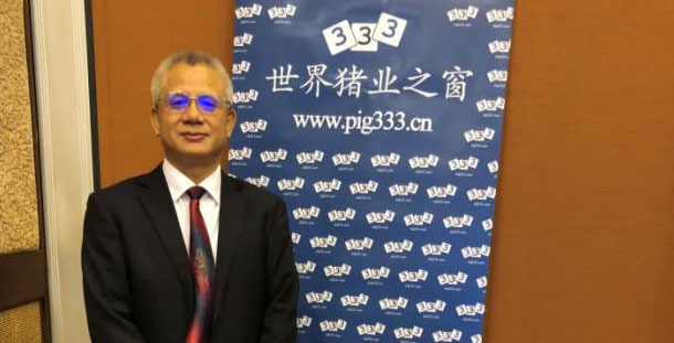 Professor Yaosheng Chen: National pig industry technical scientist, Professor in Zhongshan University, Founder of Yingzi Holding Co.<strong> </strong>shared the application of pig face recognition on the launch event.
