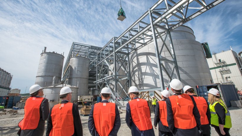 Veramaris, the joint venture of DSM and Evonik, held a topping-out ceremony on site in Blair, Nebraska.
