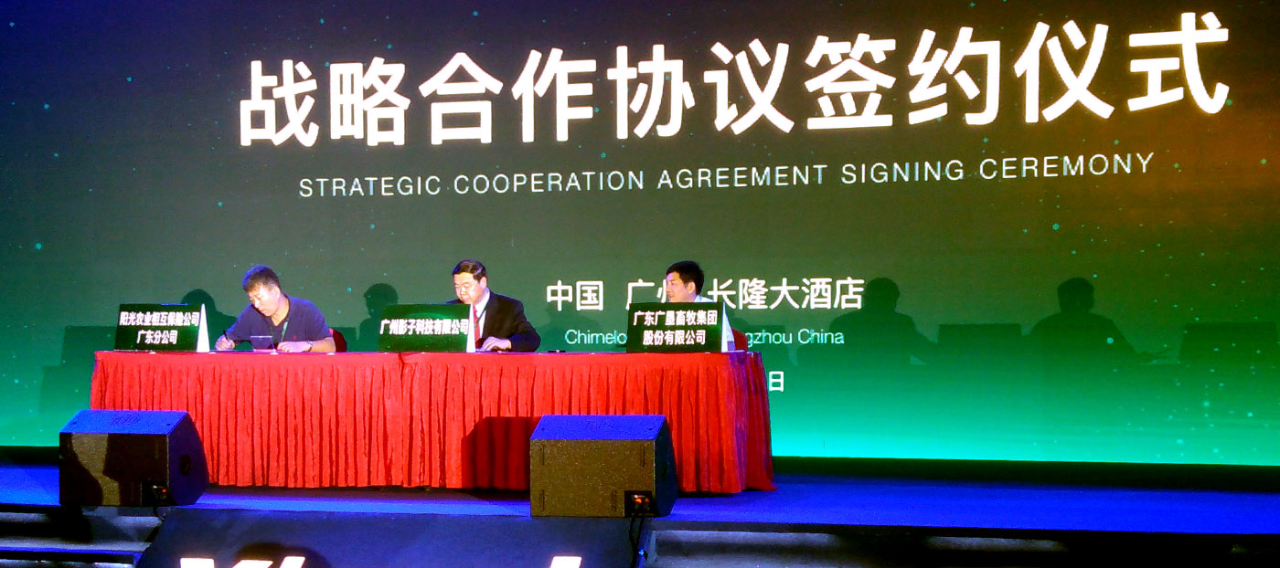 <p>The signing ceremony</p>
