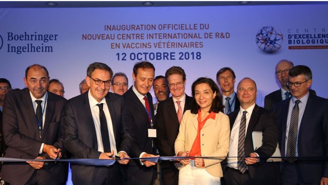 Inauguration ceremony in Lyon, France