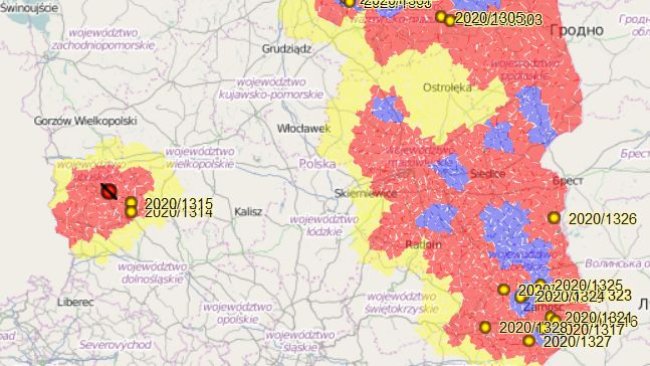 First commercial ASF outbreak in the west of the country.