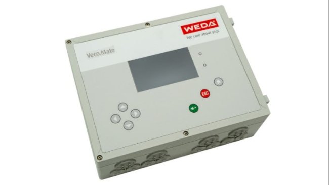 The Veco.Mate climate controller offers a wide range of connection options for reading in data from sensors, probes and measuring fans as well as for setting and controlling dampers, fans, heaters or supply air valves.