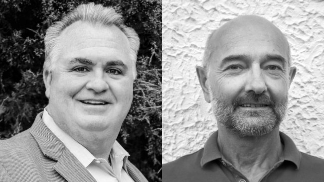 Alfred Zimmerman (left) and Uwe Ranft (right)