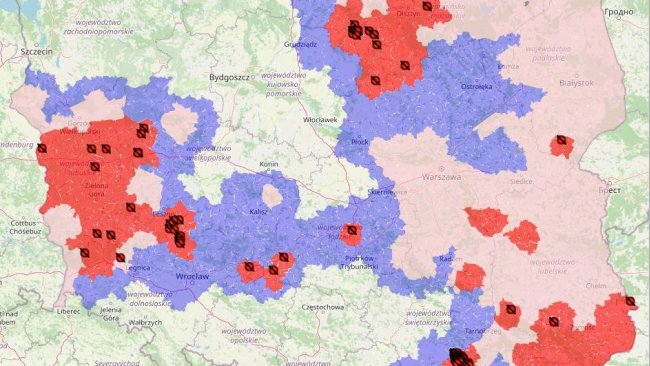 ASF outbreaks in 2021.