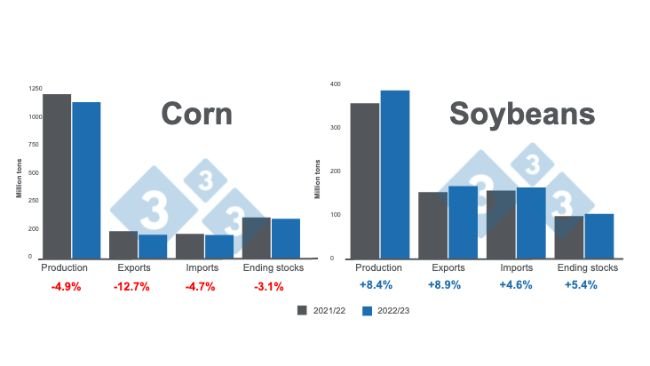 Source: USDA - WASDE January 2023.