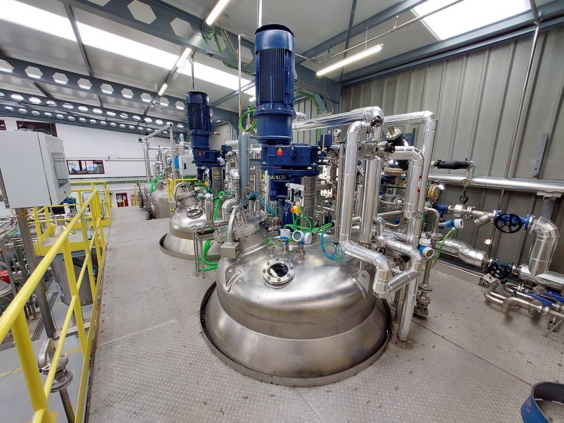 The fermentation facilities at Evonik's site in León, Spain.