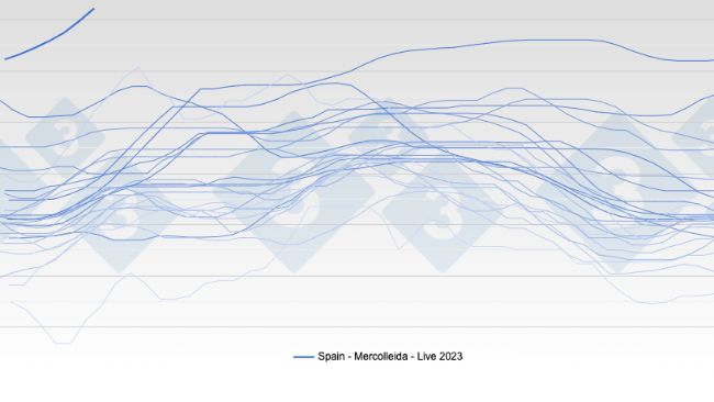 Pig price - Spain - Mercolleida - Live
