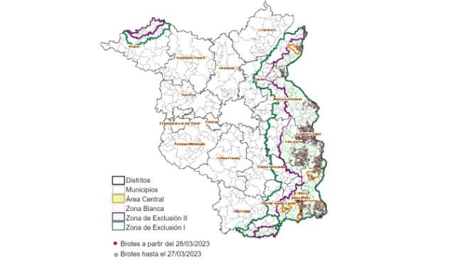 General ASF situation in the State of Brandenburg (as of April 5, 2023)
