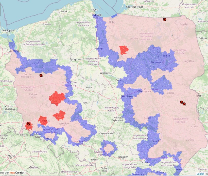 Three new ASF outbreaks in the East of the country.
