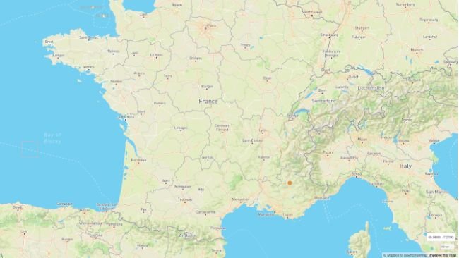 Location of the Aujeszky's disease outbreak. Source: WOAH.