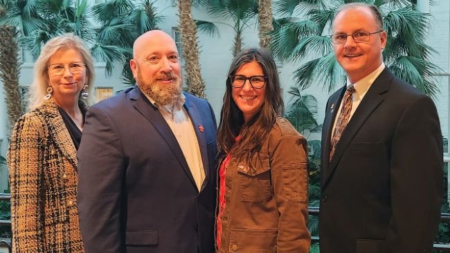 L-R: Angela Baysinger, Locke Karriker, Rebecca Robbins, Bill Hollis.