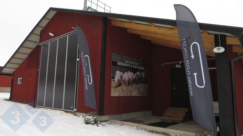 Moving Floor system pilot farm located in V&auml;stmanland County, Sweden.
