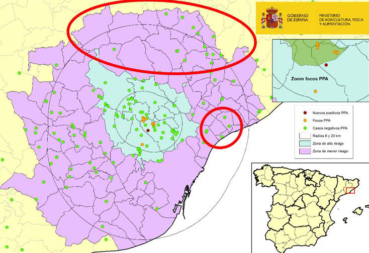 Figure 3: Checkpoints in fenced areas of the core zone and in Collserola Natural Park.
