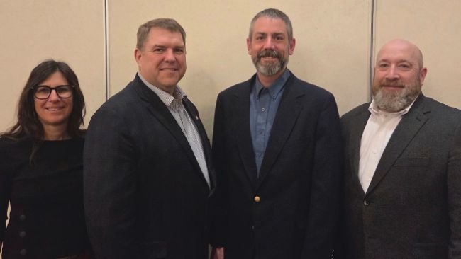 Left to right: Rebecca Robbins, Chris Rademacher, Clayton Johnson, Locke Karriker