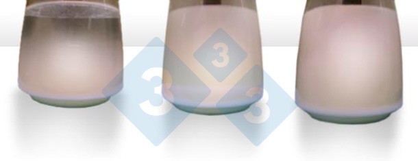 We should know the solubility of the main ingredients used that depend on intrinsic factors of the product and the water quality (hardness, pH, temperature, contamination, etc...)
