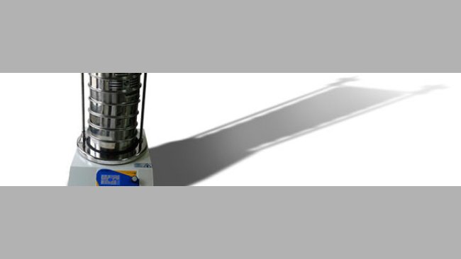 Sieve stack on a sieve shaker