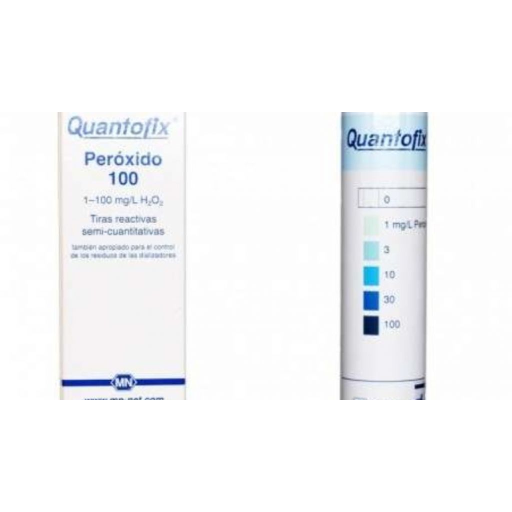 Quantofix strips for measuring hydrogen peroxide in water 100 pcs