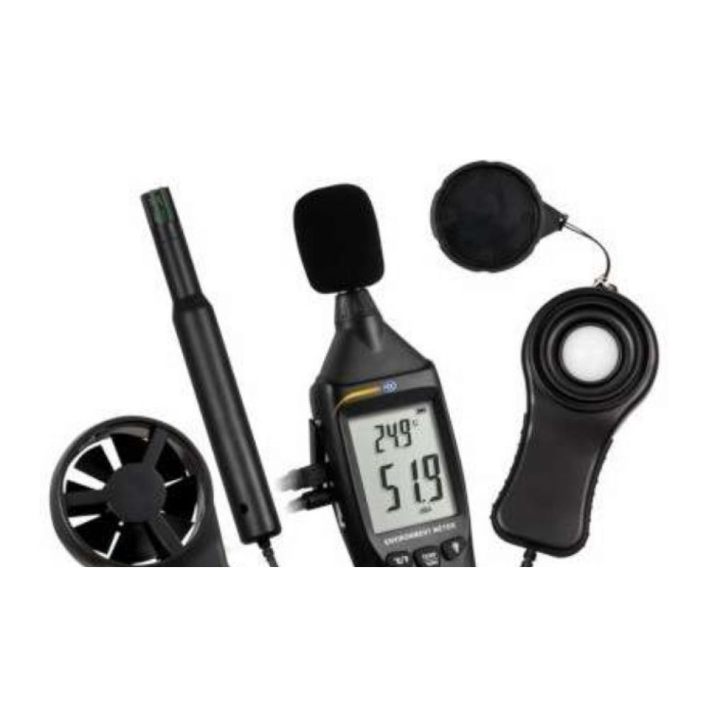 PCE meter: sound, light, humidity, temperature and wind speed