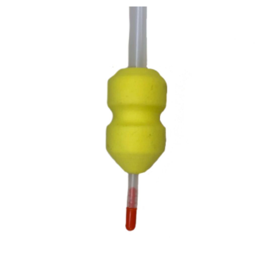 Sponge catheter. Orange postcervical cannula