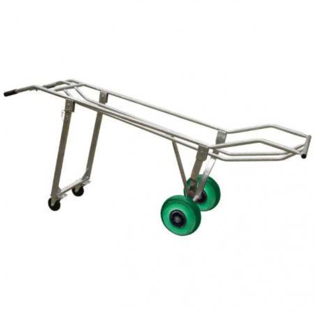 Galvanized cadaver cart without winch