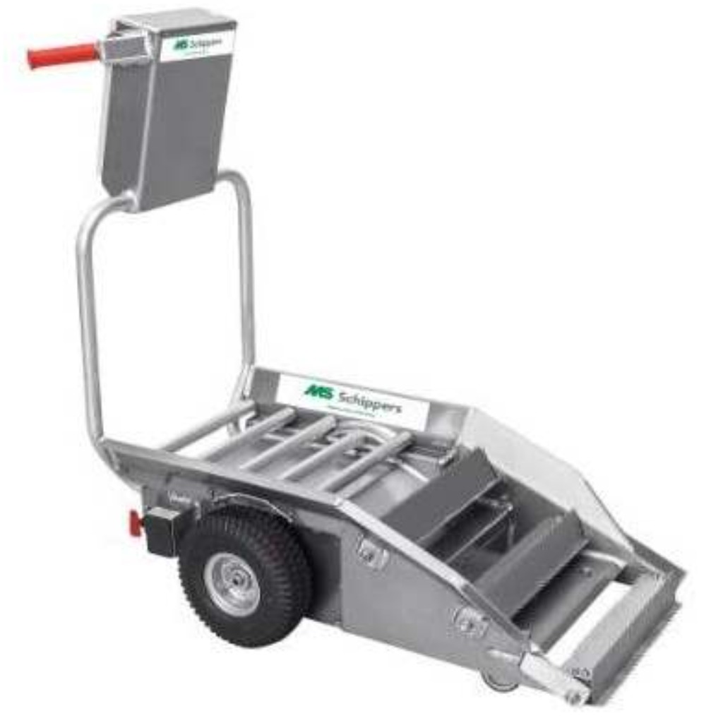 Porky's pick-up electric carcass cart for fattening pigs