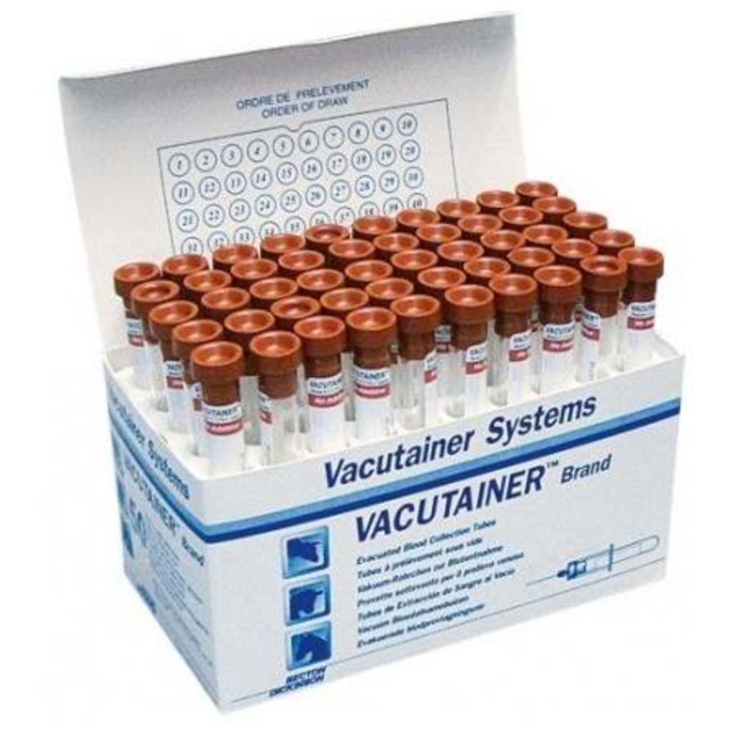 Vacutainer tubes 5 ml 40 units