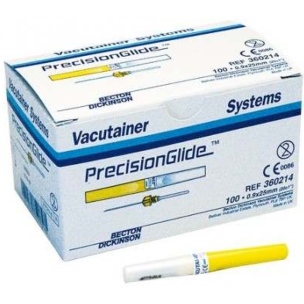 Vacutainer PrecisionGlide Needles 25 x 0.9 mm Multi-Pull