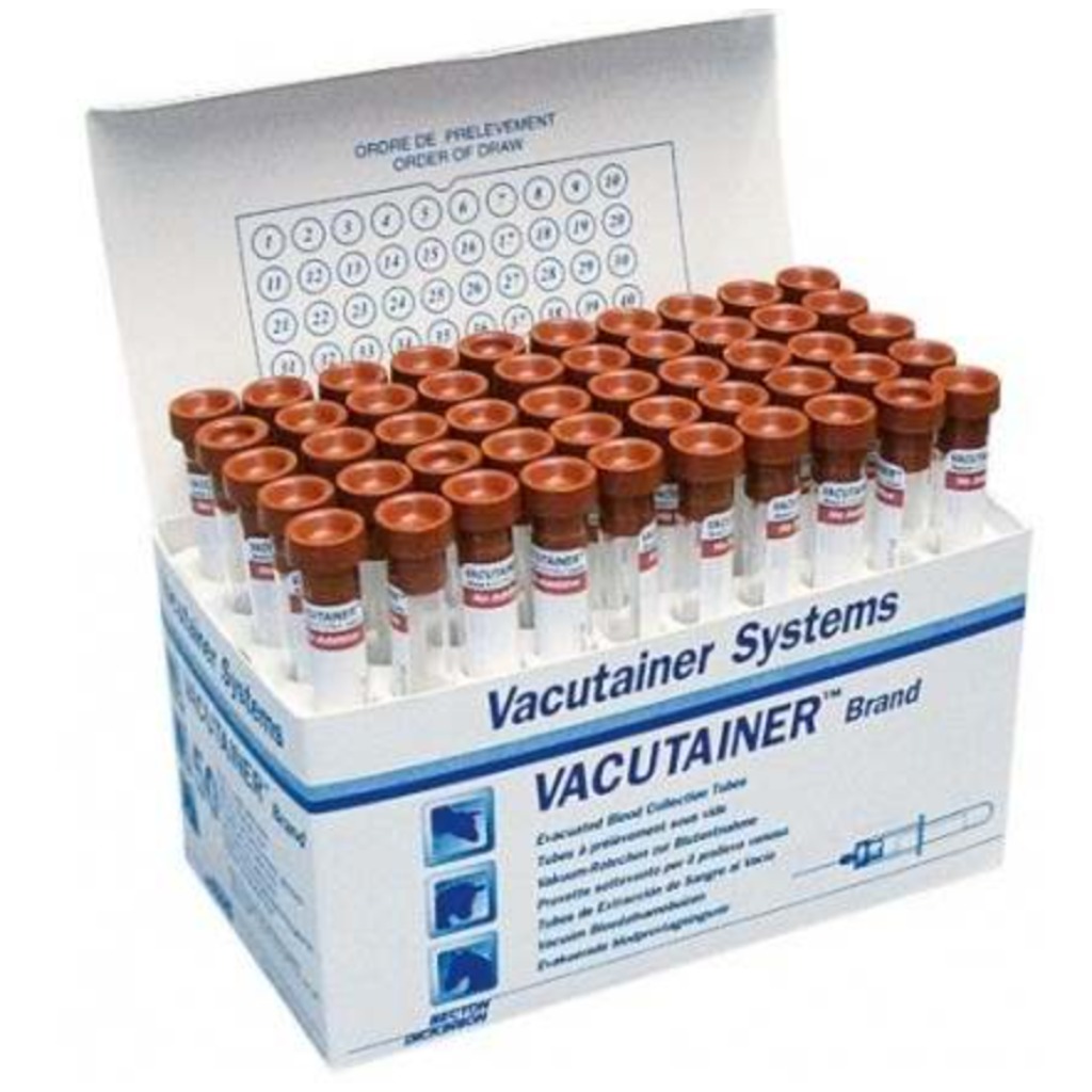 Vacutainer tubes: 5 ml tubes 40 units