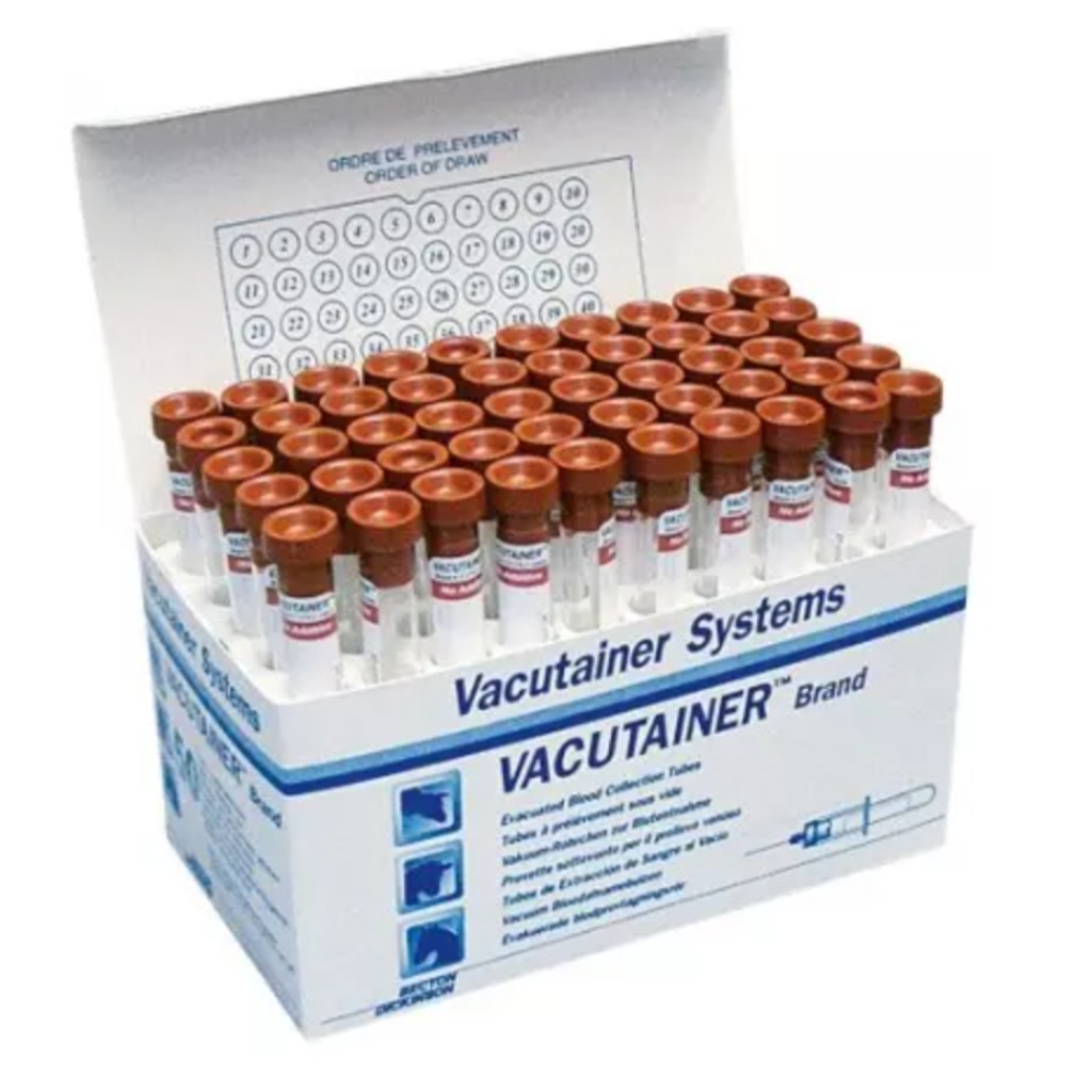 Vacutainer: 5 ml tubes 40 units