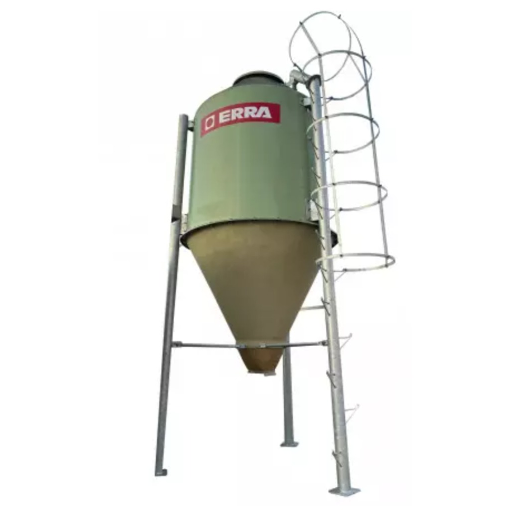 Green polyester feed silo 2500 Kg 4m3