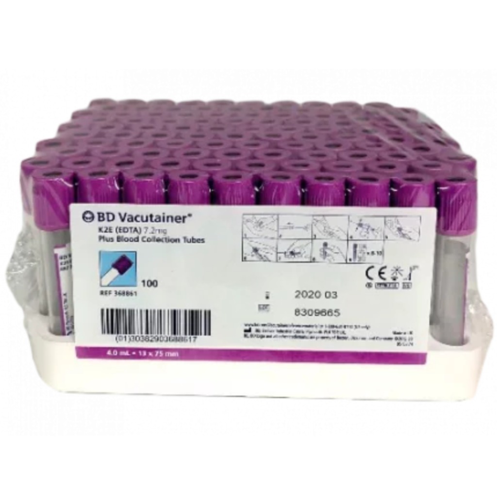 BD Vacutainer tubes with EDTA