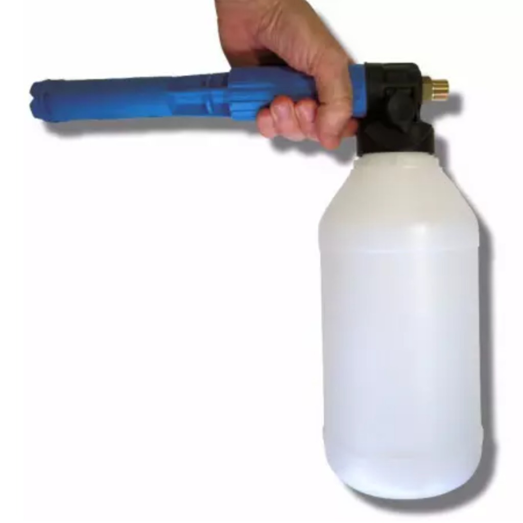 1.8 mm foam gun. 2 litre canister