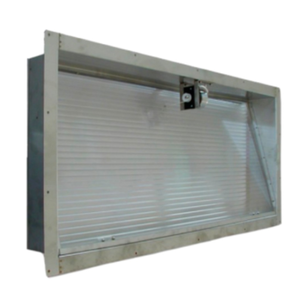 Stainless steel emergency window 135 x 60 cm