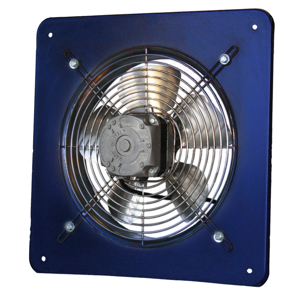 Casals HJEM square frame fan for farm wall installation