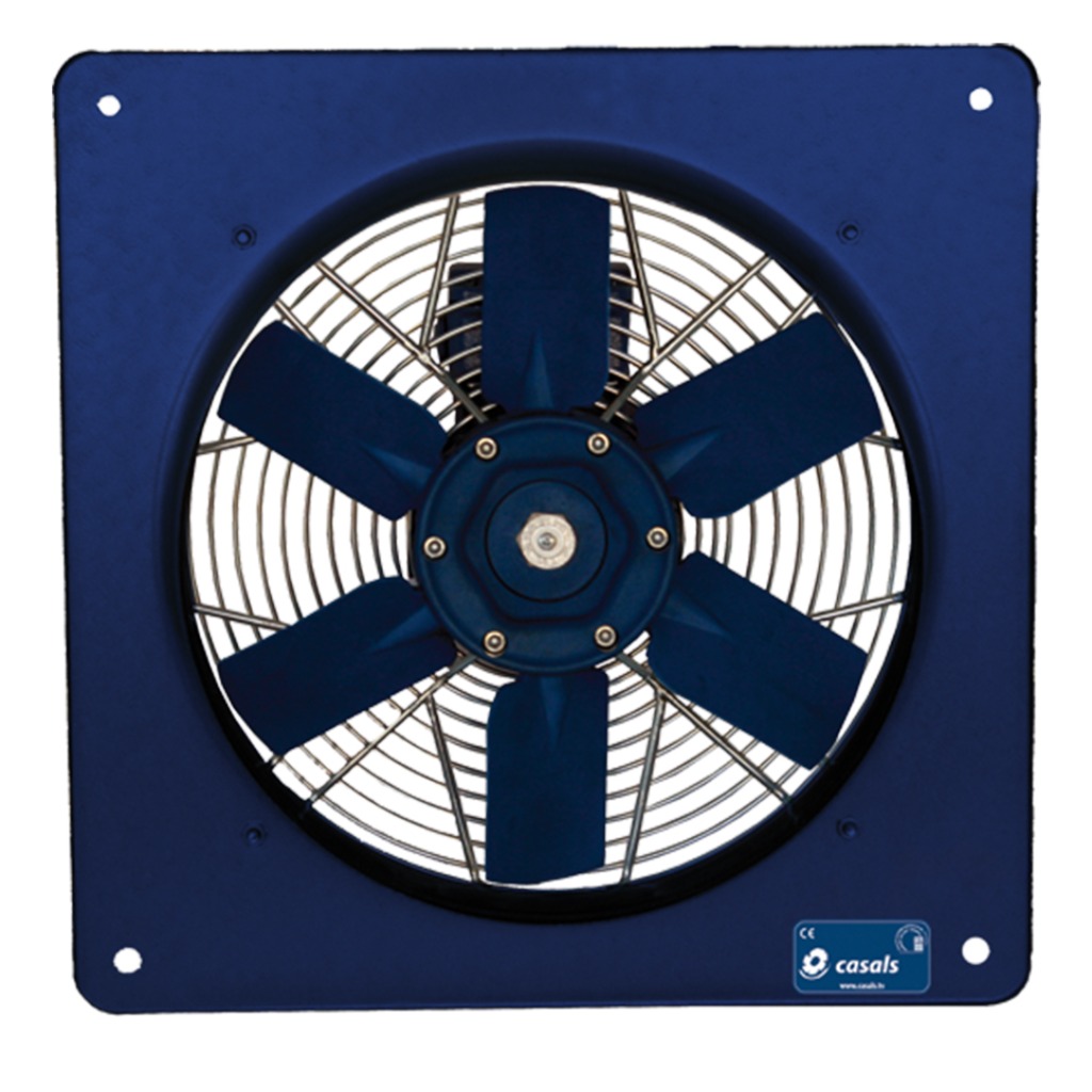 Casals HJBM PLUS square wall-mounted fan for farms with high-efficiency motor