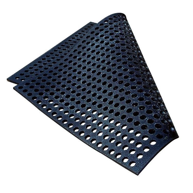 Rubber Mat With Round Holes 165 X 110 Cm Agriculture And